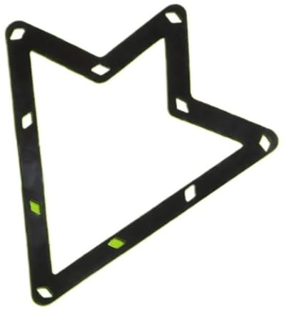 LOCKLGFMCZ 6 st biljard magiska rack ark triangel snookerbollar ställ for tävlingsspel Pool Accessories