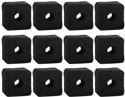 Toddmomy Camp Fire Grills Smokeless Bamboo Charcoal for Japanese Bbq Grill, Small Portable Black Coals, Odourless, Easy to Carry for Outdoor Adventures and Grilling