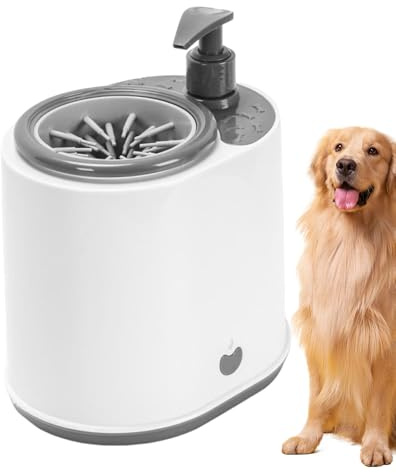 Pulitore Automatico Per Zampe Di Cane, Lavazampe Per Cani Elettrico Portatile Pulitore Zampe Per Animali Con Serbatoio Per Liquidi Accessorio Per Animali Domestici Per Bagnetto, Pedicure E Pulizia