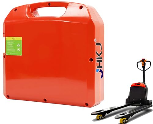 JHKJ Batterie Lithium-ION 24 V 20 Ah 30 Ah 40 Ah 60 Ah pour Chariot élévateur électrique et 48 V 20 Ah 30 Ah pour transpalette électrique (Moteur CBD15J).,24v 40ah