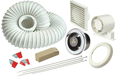 Manrose 100mm LED Shower Light/Extractor Fan
