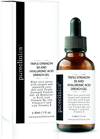 B5 in Dreifach-Konzentration (6.5%) und Hyaluronsäure (4%) Hautgel (mit Vit C 10% & E 2.5%) 30 ml - SKU B5HAD30