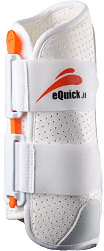 eQuick eKur Rear Exercise Boots Large White