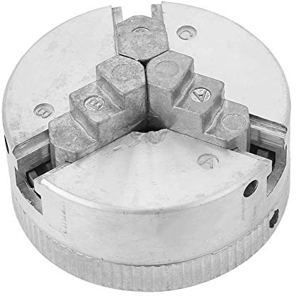 Mordazas de torno para taladro, Portabrocas torno metal, Mordaza torno, Mini mandril de torno de 3 mandíbulas, Accesorio de torno eléctrico de aleación de zinc, con varilla de conexión y palos cortos