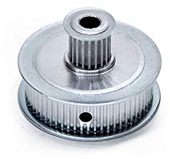 Pnloog-Timing Pulley GT2 60/20 Teeth Timing Pulley, Double Round-Headed Synchronous Wheel for 3D Printer Parts Width 7mm 11mm, Bore 6mm 8mm (Bore Diameter : Bore 6mm, Width : Width 7mm)