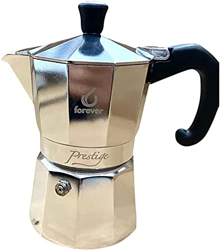 Caffettiera Macchina del caffè Caffettiera Forever Miss Moka Prestige Varie Misure (2 Tazze)