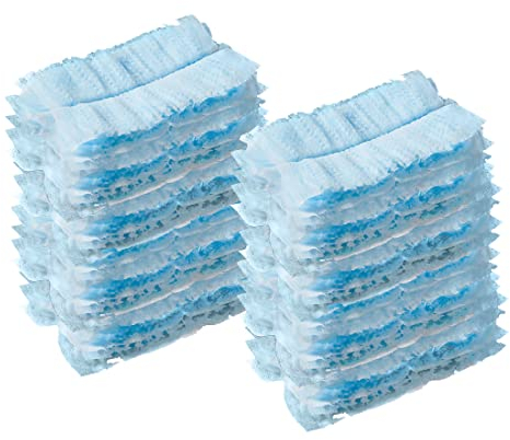 KMAKII Fluffy Duster Refills,Flash Dust Magnet Refill, Disposable Duster Heads, Hand Duster Refills, 20 Pack,Blue…