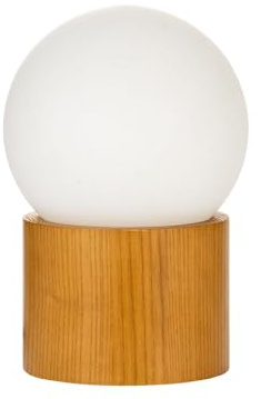 Pauleen Paulmann 48315 Tischleuchte Woody Shine G9 max. 20W Holz, Natur Holz, Glas Nachttischleuchte