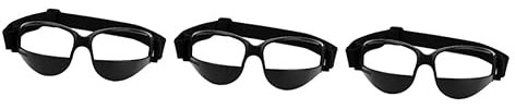 Toddmomy 3st Sportschutzbrillen Anti-low-head-brille Schwarze Sportbrille -brille Trainingshilfe Für Eishockeymannschaften Basketball-trainingsbrille Trainingsgeräte Draussen