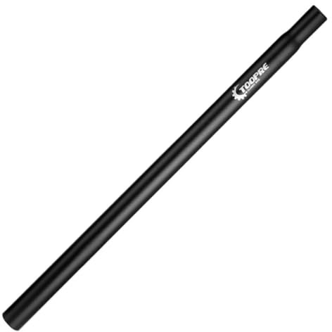 QAINKUN SattelstüTze MTB Sattelstütze 25,4 27,2 28,6 30,8mm 350 450mm Aluminium Legierung Sitz Rohr Lange Fixed Gear Sattelstütze Verlängerung Fahrrad Teile SattelstüTzen(A-Black 25.4-450)