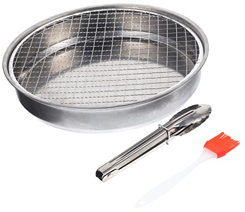 BESPORTBLE Barbacoa De Parrilla Desechable Portátil Mini Acero Inoxidable Para Camping