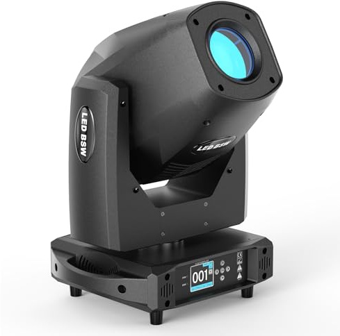 250W 3-in-1 LED Moving Head Licht, 9+1 Farbrad 6+1 Rotierende Gobos d-mx512/RDM Sound Control Wash Bühnenlicht für Konzert Club Hochzeit Party DJ