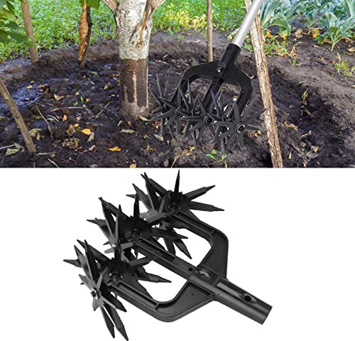 Rotarys coltivatore giardino utensile, 2 in 1 Strumento di sta di terreno regolabile rotativo coltivatore coltivatore di rastrelle per l' ﻿