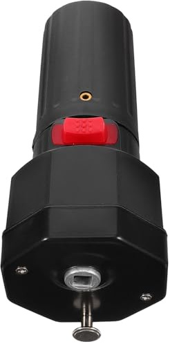 WRITWAA Motore Elettrico per Girarrosto Barbecue Compatto Plastico Nero, Potente Motore Dc 1.5v per Adattarsi a Diverse Dimensioni di Carne, per Grigliate All'aperto