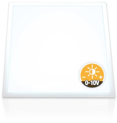 Xtend EcoLight LED Panel 62x62 Neutralweiß 5000K dimmbar 0-10V 36W | 4320lm Rasterleuchte Slim Alu Deckenleuchte flimmerfrei Netzteil PLs3.0