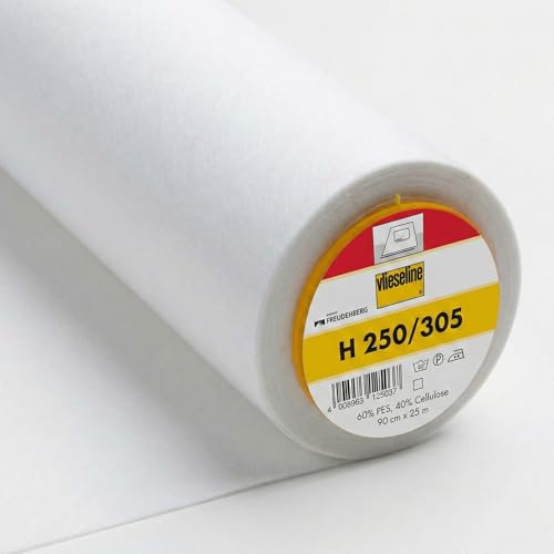 Vävning | Vlieseline H250 – värmebindning 100 x 90 cm vit