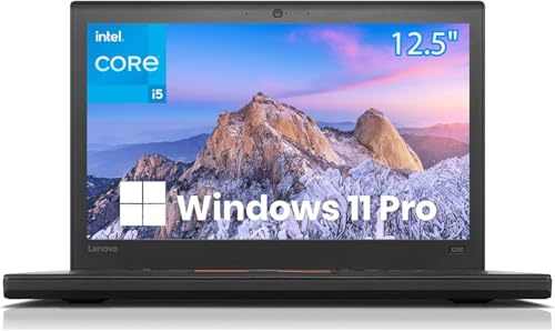 Lenovo Thinkpad X260 Business Laptop, 12.5 FHD(1920x1080), Intel Core i5-6300U, 8 Go di RAM, 256 Go di SSD, tastiera Qwerty EU, Win11 Pro (Ricondizionato)