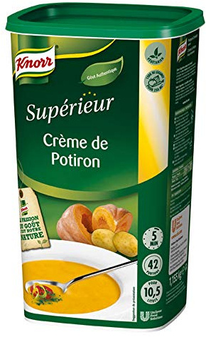 Knorr Supérieur Crème de Potiron 1.155kg 42 Portions - Lot de 2