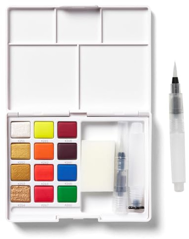 Sakura Koi aquarel box 12 metallic napjes