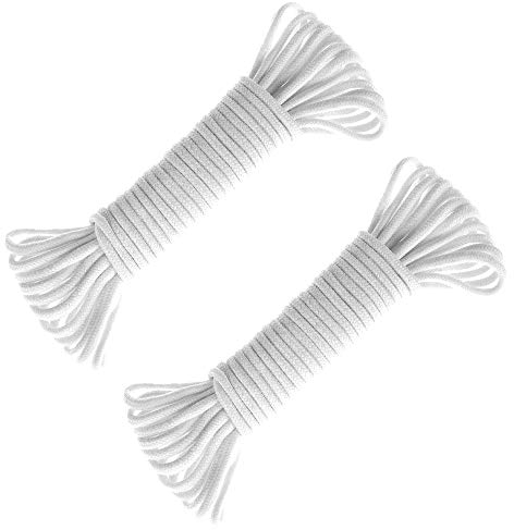 ORIMERC 60 feet Plants Self watering Rope, Hydroponic Capillary Wick Cord for Vacation, DIY Self-watering Planter Pots, Automatic Watering Device System, Potted Flower Sitter, Auto Drip Waterer String