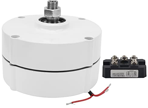 Dreiphasengenerator 400W Permanentmagnetgenerator mit Gleichrichter 12V DIY Wechselstromgenerator für Heimwerkerprojekte Sichere Stromerzeugung mit NdFeB-Magnet