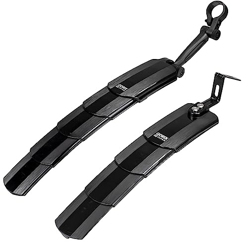 GORIX Schutzblech Fahrrad-Schlammschutzblech, teleskopisch verschiebbar, kompaktes vorderes und hinteres Schutzblechset fur Fahrrader, einfache Installation (GFD-SS810)