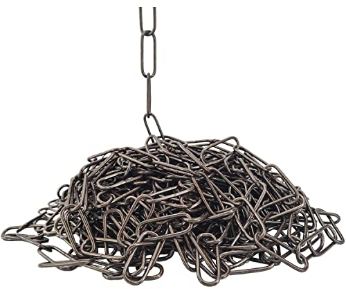 CHRISTOPH PALME 1m Eisen-Kette ø 2,8mm Glatt Zierkette Rundstahlkette Rundgliederkette Ringkette (Fumé)