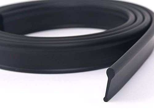 1200mm Black Soft Rubber Shower Door Seal for Folding Bath Screen