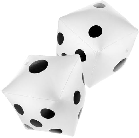 Prasacco 2 cubos hinchables, gigantes, juguetes para piscina, cubos y dados para juegos al aire libre
