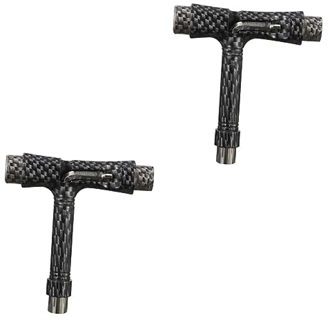 HANABASS 2stücke Multi-funktionales Skateboard T-Werkzeug Tragbares Reparatur-Tool Für Skateboard Und Inkl Allen Notwendigen Werkzeugen Für Schnelle Anpassungen Und Reparaturen Unterwegs