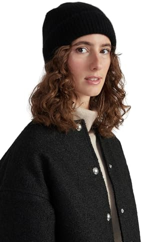 Style & Republic Damen Klassische Kaschmir Mütze-Beanie aus 100% Cashmere, Deine kuschelige und warme Premium-Strickmütze für stilvolle Herbst und Winter-momente
