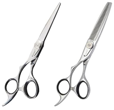 Set de Ciseaux Coiffure Gaucher 6 Pouces - Ciseaux de Barbier et Ciseaux Coiffure Desepaissir