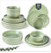 GBHOME Dinner Set for 6, 24 Piece Stoneware Set - Round Reactive Glaze Plates & Bowls, Highly Chip and Crack Resistant | Dishwasher and Microwave Safe Dinnerware