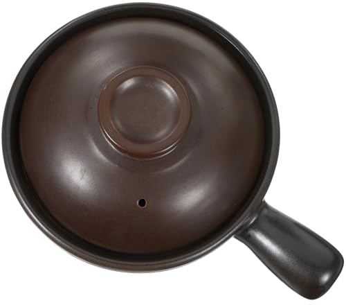 jojofuny Cocotte Avec Couvercle Marmite Pour Soupes Et Riz Ustensile De Cuisson Pratique Pot à Soupe Avec Aération Pour Éviter Les Débordements