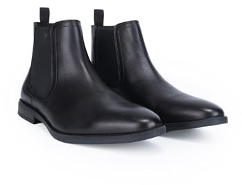 Thomas Crick Griffin Men's Chelsea Boots, Genuine Leather Formal Ankle Boots for Men