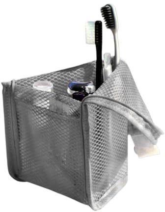 Estuche de aseo | Organizador Suspendable Gran Capacidad | Bolsa de almacenamiento de viaje para artículos de aseo, para jabón loción cepillo de dientes pasta de dientes Hotel dormitorio Business