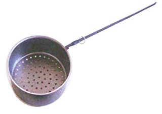 Sartén para castañas, biela.