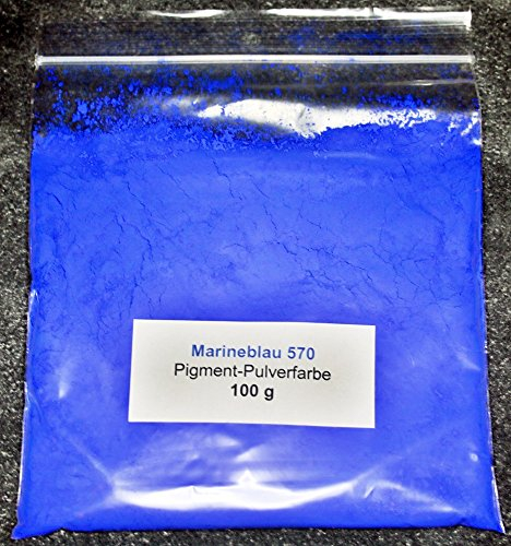 100 g Blau/Marineblau Pigment Farbpulver für Beton Gips Zement Harz