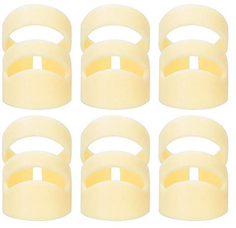 MAGT Púa de Guitarra, 6 Piezas Guitarra Dedo Protector de la Mano, Protector Pulgar Dedo índice Púas de Dedo Accesorio Protector, Accesorios de Instrumentos Musicales de Guitarra clásica(L)