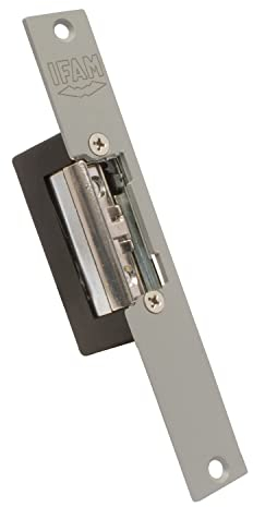 IFAM Serratura elettrica E-Strike A1A1AN0000, apriporta reversibile simmetrico, larghezza 21 mm, chiusura regolabile, senza anteriore, porta in legno interna esterna