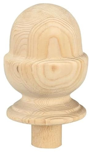 Jackson Woodturners Hemlock Acorn Newel Cap 90mm
