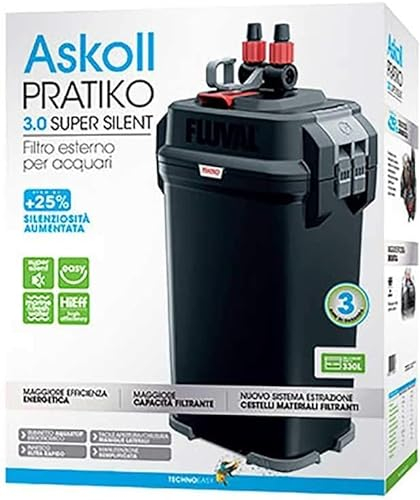 Askoll Pratiko 300 3.0 Super Silent Außenfilter für Aquarien bis 330 Liter