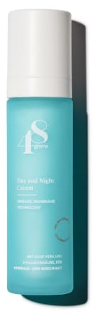 48grams Day and Night Feuchtigkeitscreme mit Mikro-Hyaluron - vegane Gesichtscreme für Tag & Nacht - Gesichtspflege Tagescreme & Nachtcreme mit Anti-Aging Effekt - Für trockene & reife Haut