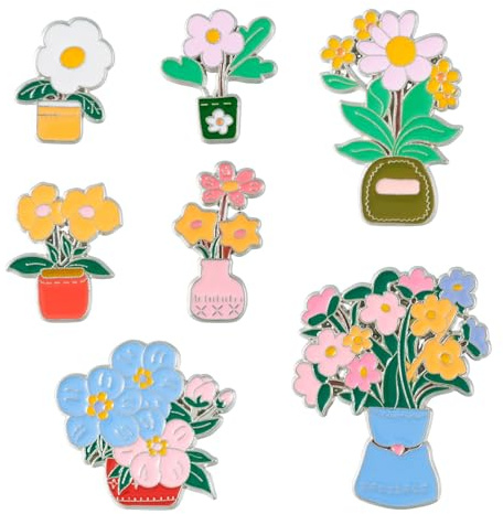 Pandahall Various Theme Alloy Enamel Brooches Lapel Brooch Enamel Pin Set