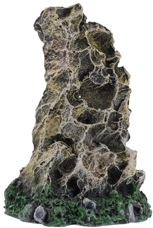 BESPORTBLE Aquarium Dekoration Aus Resin Natürliche Steinoptik Für Aquarien Für Beruhigende Unterwasserwelt Langlebig Und Pflegeleicht Versteckte Rückzugsorte Für Fische