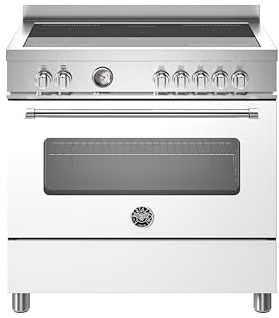 Bertazzoni MAS95I1EBIC cooker Range cooker Electric Zone induction hob White A