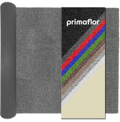 Primaflor Kunstrasen Color Wave B1 | Anthrazit | 200x300 cm | 8 mm | B1 schwer entflammbar | wasserdurchlässig | UV-beständig | Rasenteppich für innen und außen | Outdoor Bodenbelag