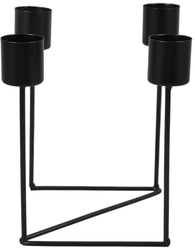 SOLUSTRE Portacandele Per Avvento in Retrò Per Natale e Altre Occasioni Come Centrotavola Decorativo o Accessorio Per Sala Da Pranzo