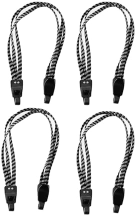 4 Stück Gepäck Spanngurt 3 In 1 Gepäckspanner verstellbar 70-123cm | Expander mit Haken Gepäckträger Spanngurt Gepäckspanner Befestigungsgurt für Gepäckträger Fahrrad Motorrad