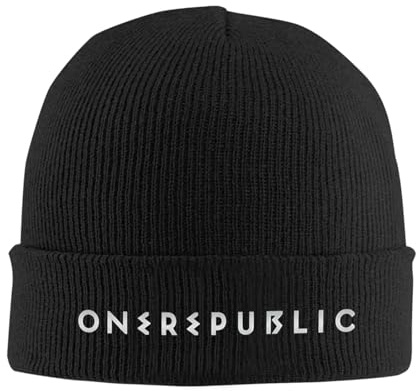 SDFXCDR OneRepublic Fuga in Europa 2025 Tour Cappello Lavorato a Maglia Berretto da Uomo per Donna Autunno Inverno Cappelli Acrilico Uncinetto Melone Berretto Calore Invernale